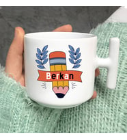 Öğretmenlere Özel Kupa T Kulplu Nescafe Fincanı