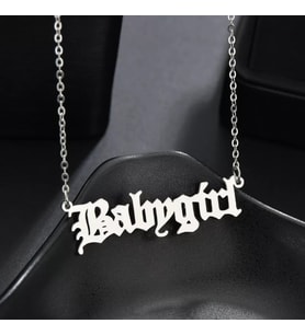 925 Ayar Gümüş  Babygirl Kolye