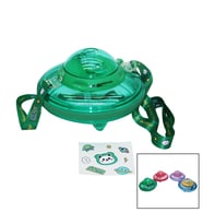 UFO MODELİ RENKLİ MİKA KRİSTAL SULUK MATARA PİPETLİ - TAŞIMA ASKILI 550ML ( HERHANGİ BİR RENK GÖNDERİLİR )