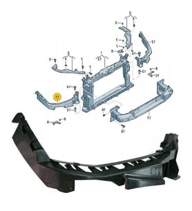 Seat İbiza-Fr Sağ Far Alt Braketi 2017 Sonrası 6F0807572