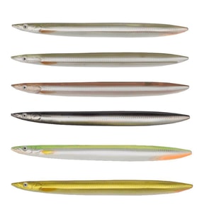 Savage gear B-SG Line Thru Sandeel 125mm 19g Olive Ghost