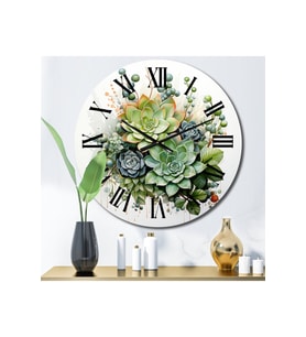 bilge Tasarım retro Duvar Saati 35 x 35CM (Karışık)