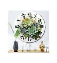 bilge Tasarım retro Duvar Saati 35 x 35CM (Karışık)