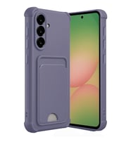Galaxy A36 Kılıf Kelvin Kartvizitli Silikon - Lila