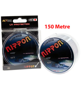 Nippon Super Tough 150m Gri Monofilament Olta Misinası 0.20mm 8.10kg
