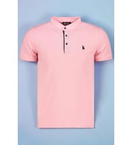 T8560 DEWBERRY T-SHIRT-AÇIK PEMBE
