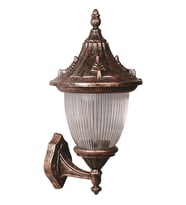 AVONNI BAP-68056-BKR-M2 Kahverengi Boyalı Dış Mekan Aydınlatma E27 Aluminyum Polikarbon Cam 32x26cm