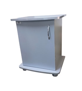 Kanki Pet 52 Cm MDF İthal Oval Gri Akvaryum Sehpası 52 x 45 x67 Cm