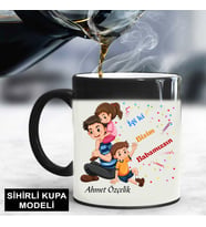 İyi'ki Bizim Babamızsın Sihirli Kupa Bardak (STD)