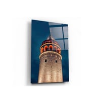Galata Kulesi Cam Tablo