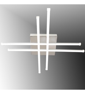 TT036-KR TT Aydınlatma Hashtag Modeli Krom Kaplama Led Avize (Çok Renkli)