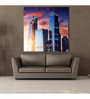 BİNALAR KANVAS TABLO 140x140cm