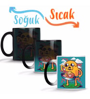 Adventure Time Bacon Pancakes 02 Sihirli Kupa Bardak Porselen