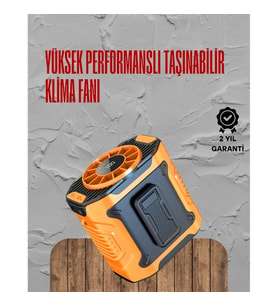 Mey İthalat® Turbo Mini Fan – Dijital Ekranlı, Sessiz & Şarjlı Serinlik!