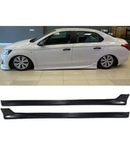 Citroen C Elysee Yan Marşpiyel Seti Plastik 2 Adet Mat Siyah 2013 ve üzeri karlık+ek+bodykit