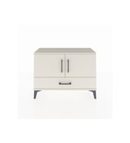 Arges Şifonyer 2 Raflı Tek Çekmeceli 2 Kapaklı 88x30x64 Aytaşı-Aytaşı