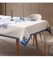 Elysian Blue, Yemek Masası, Mutfak Masa Örtüsü 150x150 (Mavi)
