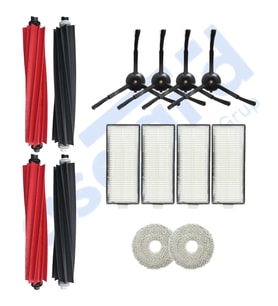 Roborock Q Revo Master Uyumlu 2 Ana Fırça 4 Yan Fırça 4 Filtre 2 Mop