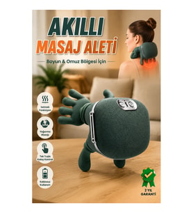 Isıtmalı Boyun ve Omuz Masaj Aleti 3 Kademeli Akıllı Rahatlatıcı