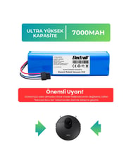 Xiaomi Robot Vacuum X10 Uyumlu Robot Süpürge Bataryası (Ultra Yüksek Kapasite) 7000mAh