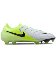 Nike Phantom GX II Elite FG-Pro Mens Football Shoes Profesyonel Erkek Krampon Gri Neon Yeşil