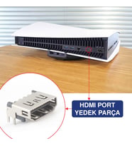 Playstation 5 Hdmi Soket Port Tamiri PS5 Yedek Parça PS5 Uyumlu Hdmi Görüntü Portu (Beyaz)