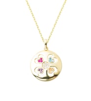 14 Ayar Altın Kalpler Kolye