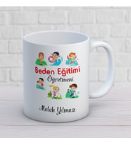 Kişiye Özel Meslek Beden Eğitimi Öğretmeni Hediyelik Kupa Bardak 1 Adet