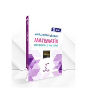 Karekök Yayınları Güncel 5.Sınıf Matematik Konu Anlatımlı Çözümlü Soru MPS (MODÜLER PİRAMİT SİSTEMİ) (Çok Renkli)