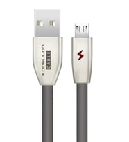 Konfulon S53 Led Işıklı Micro USB Kablo 1M 3A - Siyah