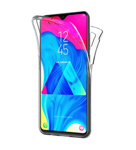 Samsung Galaxy M10 360 Derece Kılıf Silikon Şeffaf Ön Arka M 10