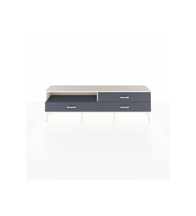 Arges TV Ünitesi Tek Raflı 3 Çekmeceli  176x30x51 Aytaşı-Antrasit
