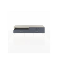 Arges TV Ünitesi Tek Raflı 3 Çekmeceli  176x30x51 Aytaşı-Antrasit