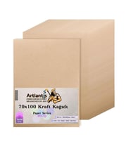 70x100 Kraft Kağıt 80 Gr 25 Adet Artlantis Kraft Saman Kağıt 70x100 25 Adet (Karışık)