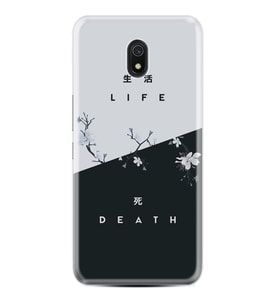 Xiaomi Redmi 8A 8 Pro 9C 9T 10C 11T Pro Kılıf Desenli Silikon Life and Death 1339