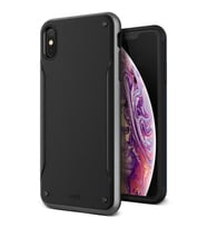 VRS iPhone Xs Max ile Uyumlu High Pro Shield Kılıf Steel Silver