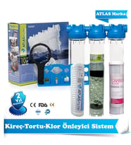 Atlas 10'' Üçlü Bina Girişi Arıtma (Şeffaf)