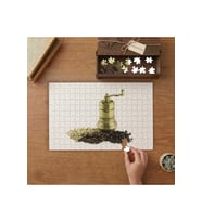Karabiberler - Karabiber Değirmeni Tasarımı 240 parça Ahşap Puzzle Ahşap Kutuda MP01866