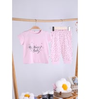 Babyhola Kız Bebek Çocuk Pamuk Pijama Takımı 11915 (Pembe)