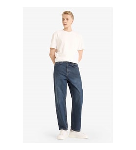 Defacto Baggy Fit Koyu Mavi Erkek Jean Pantolon G8323AX/NM34