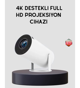 Ev Sineması Projeksiyon – 160 Ansı Lümen, 4K Uyumlu Kablosuz Görüntü Aktarımı