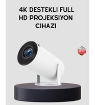 Ev Sineması Projeksiyon – 160 Ansı Lümen, 4K Uyumlu Kablosuz Görüntü Aktarımı