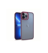 Apple iPhone 13 Pro Max Uyumlu Kılıf Zore Flora Kapak (Kırmızı)