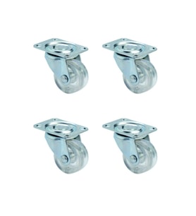 Furç Tablalı Bilyalı Teker - 28MM - Şeffaf HKS238 - 4 Adet