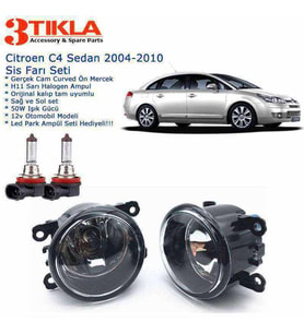 Citroen C4 2004-2010 Sis Farı Set Oem: 8200074008