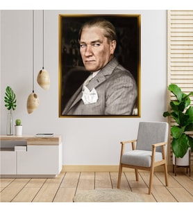 ÇERÇEVELİ ATATÜRK TABLO S554