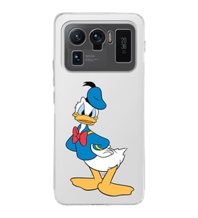 Xiaomi Mi 11 Ultra Uyumlu Kamera Korumalı Kapak Donald Duck Tasarımlı Şeffaf Silikon Kılıf