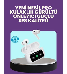 Tüm Telefonlarla Uyumlu ANC Özellikli Dokunmatik Bluetooth Kulaklık