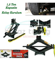 Kriko Cırcırlı Renault Tip Kurba Akordion 1,5 Ton Kapasiteli