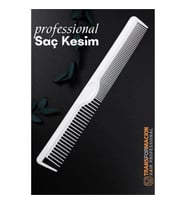 Mey İthalat® Profesyonel Kesim Tarağı - Antistatik Karbon Berber & Kuaför Tarağı 21 cm 721791